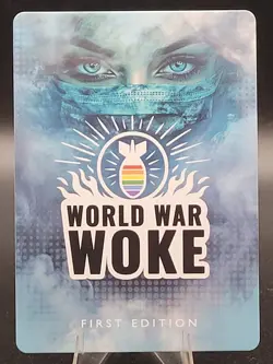 2025 World War Woke - Transgender Athlete ULTRA RARE HOLO 1st Edition - Image 2