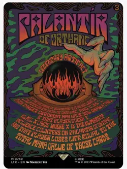 Palantir of Orthanc (Borderless Poster) Universes Beyond: the Lord of the Rings - Image 1