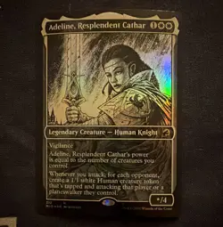 Wizards of the Coast MTG Adeline, Resplendent Cathar MID 312 Rare White Foil EN - Image 1