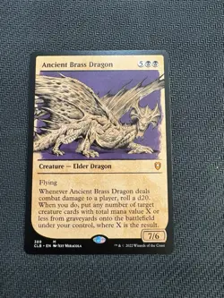 Ancient Brass Dragon (Showcase) Commander Legends: Battle for Baldur's Gate... - Image 1