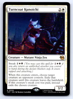 MTG Turncoat Kunoichi R Teenage Mutant Ninja Turtles (TMT) 26 NM Magic - Image 1