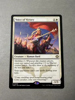 Voice of Victory Tarkir: Dragonstorm MTG Regular NM Unplayed - Image 1