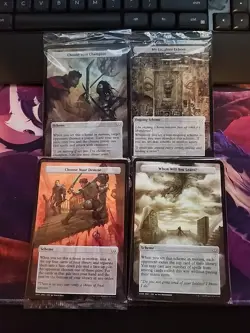 MTG Duskmourn Archenemy Complete Set Sealed Set of 4 Magic The Gathering Lot - Image 1