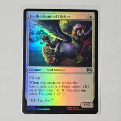 Featherbrained Filcher 0006 Teenage Mutant Ninja Turtles MTG Foil NM - Image 1