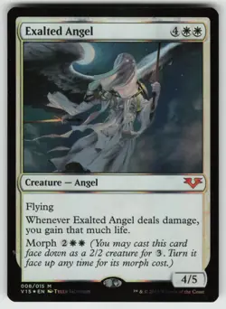 MTG Exalted Angel Foil From the Vault: Angels # 8 NM - Image 1