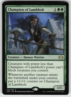 MTG Champion of Lambholt Normal Double Masters # 156 NM - Image 1