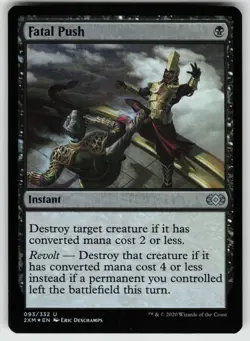 MTG Fatal Push Foil Double Masters # 93 NM - Image 1
