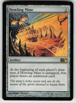 MTG Howling Mine Normal Magic 2010 (M10) # 212 NM - Image 1
