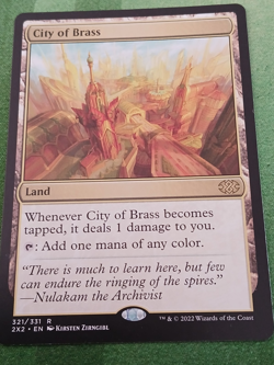 City of Brass MTG 321 Double Masters 2022 Magic Gathering NM - Image 1