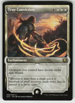 MTG True Conviction Normal Signature Spellbook: Gideon # 6 NM - Image 1