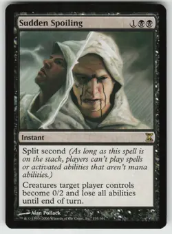 MTG Sudden Spoiling Normal Time Spiral # 135 NM - Image 1