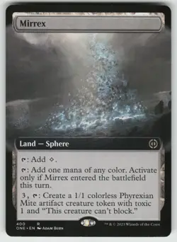 MTG Mirrex (Extended Art) Normal Phyrexia: All Will Be One # 400 NM - Image 1
