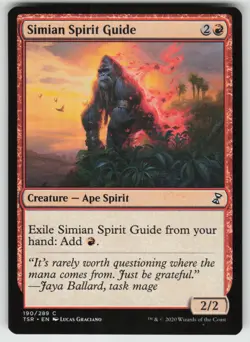 MTG Simian Spirit Guide Normal Time Spiral: Remastered # 190 NM - Image 1