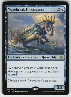MTG Wavebreak Hippocamp Normal Theros Beyond Death # 80 NM - Image 1