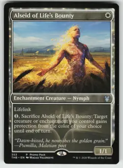 MTG Alseid of Life's Bounty Normal Promo Pack: Theros Beyond Death # 353 NM - Image 1