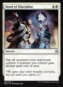 Bond of Discipline - Near Mint MTG War of the Spark - Image 1