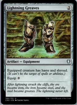 Lightning Greaves 196 Commander Anthology Volume II MTG NM - Image 1