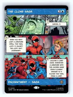 The Clone Saga #219 Regular Borderless Rare MTG 2025 Marvel's Spider-Man (SPM) - Image 1