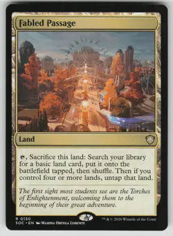 Fabled Passage Rare Commander: Secrets of Strixhaven 130 MTG Near Mint 2026 - Image 1