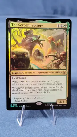 The Serpent Society Foil MSH 226 Marvel Super Heroes Magic the Gathering Mtg - Image 1