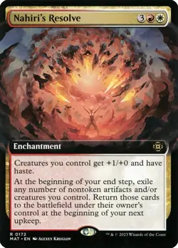 Nahiri's Resolve - [SELECT] - March of the Machine: The Aftermath - NM MTG - Image 2