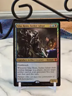 MTG Silas Renn, Seeker Adept Commander 2016 Foil LP - Image 1