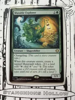 MTG Mutable Explorer - Lorwyn Eclipsed (ECL) R 0186 Near Mint - Image 1
