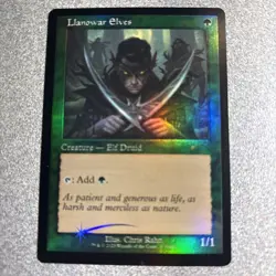 Llanowar Elves Foil Retro Frame Media Promos NM MTG Ships Free!! - Image 1
