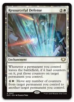 Resourceful Defense #67 (NM) Edge of Eternities EOC Magic MTG - Image 1