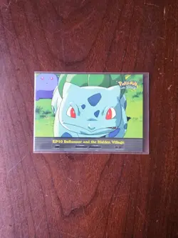 Pokemon Topps TV Animation EP10 - Bulbasaur and the Hidden Village Foil - LP - Image 1