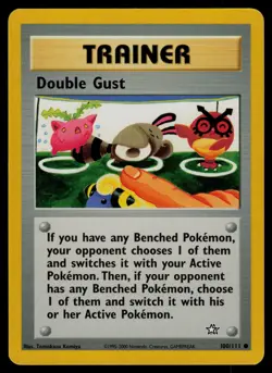 Double Gust 100/111 Common Neo Genesis Pokemon Unlimited Lightly Played - Image 1