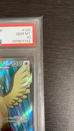 PSA 10 Pidgeot 128/108 SR Scarlet & Violet Overlord Super Rare Pokemon Card 2023 - Image 4