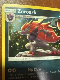 Zoroark SM89 Black Star Promo Holo Pokemon Card - Image 3