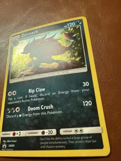 Zoroark SM89 Black Star Promo Holo Pokemon Card - Image 4