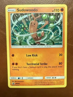 Sudowoodo #SM207 Holo SM Promos Pokemon Card TCG - Image 1