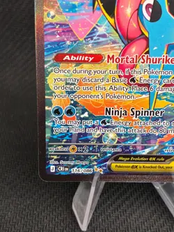 Pokemon TCG: Chaos Rising Mega Greninja EX SIR Holo 116/086 NM - PACK FRESH - Image 5