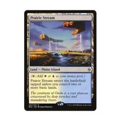 WOTC MtG Promo Pack: Kaldheim Prairie Stream (R) (Foil) NM - Image 1