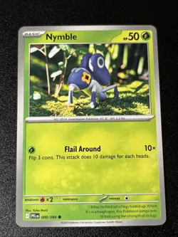 Pokemon TCG - Nymble - 009/094 - Common - Phantasmal Flames - NM Yuka Morii - Image 1