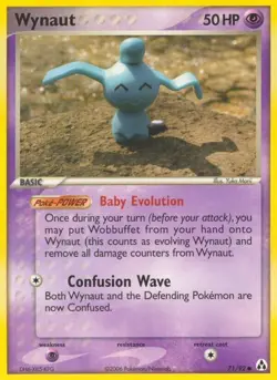 Wynaut Yuka Morii Pokemon - English 71/92 Common Legend Maker HP - Image 1