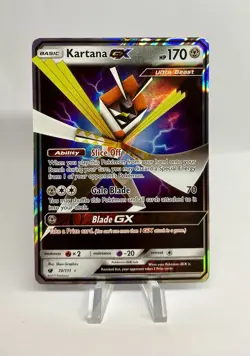 Kartana GX 70/111 Holo GX Rare Crimson Invasion Pokemon Near Mint - Image 1