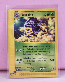 Pokemon TCG Weezing Rare NO.70/165 Expedition Base Set (Near Mint) - Image 1