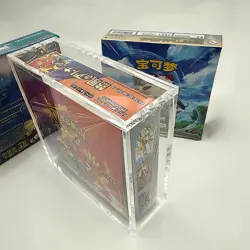 Acrylic Display Case for Pokemon Booster Box Stackable with Premium Magnetic Top - Image 4