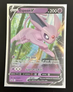 The Pokemon Company Espeon V SWSH201 SWSH Promo Holo EN 2022 200 HP - Image 1