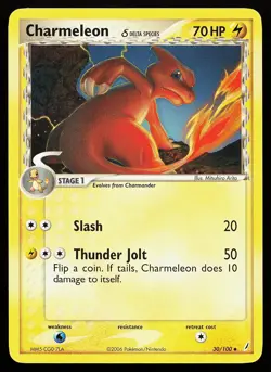 Charmeleon 30/100 Uncommon Crystal Guardians Pokemon Card - Image 1
