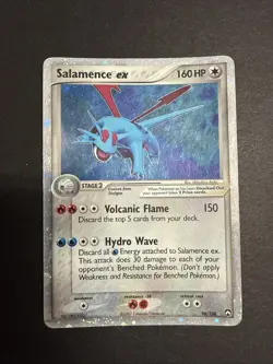 Pokemon Salamence ex 96/108 Ultra Rare Holo | EX Power Keepers | DM Vintage - Image 1