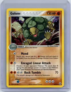 Golem 6/92 Holo Rare Legend Maker Pokemon Near Mint - Image 1