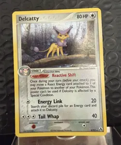 The Pokemon Company Delcatty 4/92 Legend Maker Holo Rare Eng 2006 80 HP - Image 1