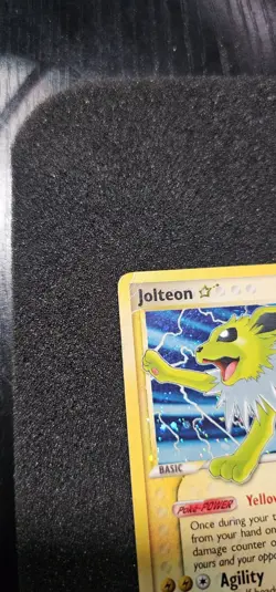 Jolteon Gold Star Holo Ultra Rare Vintage Pokemon Card 101/108 EX Power Keepers - Image 3