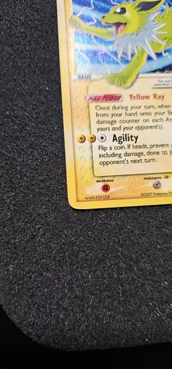 Jolteon Gold Star Holo Ultra Rare Vintage Pokemon Card 101/108 EX Power Keepers - Image 5