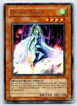 Harpie Queen FOTB-EN020 Rare Force of the Breaker Yu-Gi-Oh Unlimited - Image 1